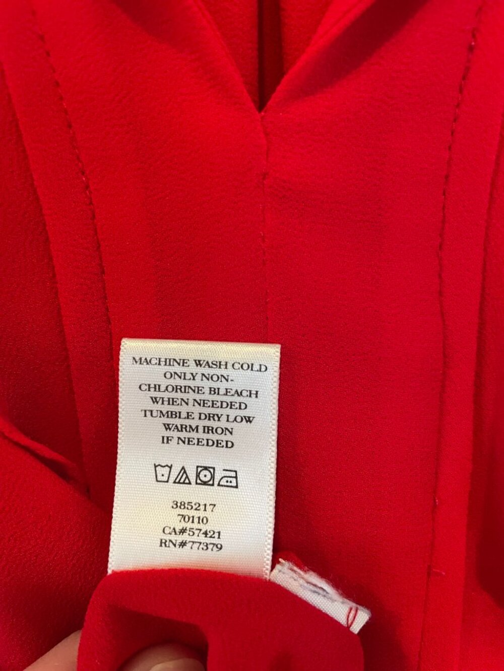 Ann Taylor Petite Red Sleeveless Ruffle Blouse Lined MP - Picture 3 of 5